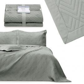 AMELIAHOME - Megfordítható ágytakaró Ophelia, 260x280 cm, acélszürke