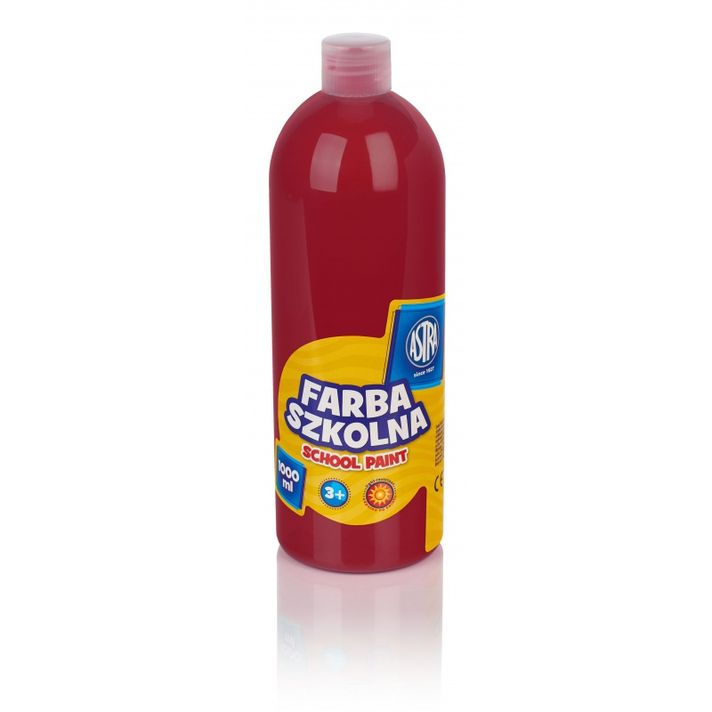 ASTRA - Tempera poszterfesték 1000ml Sötétvörös, 301217044