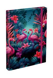 BAAGL - Füzetbox A4 Flamingók