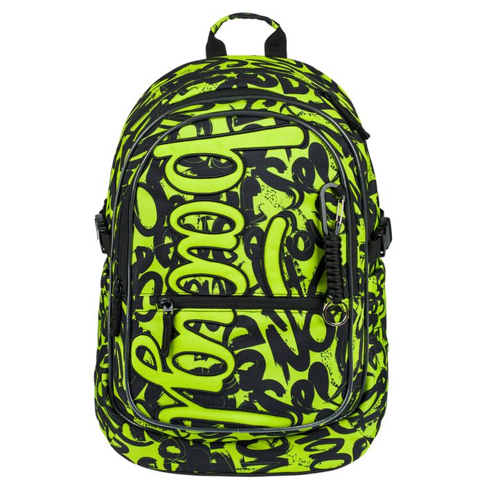 BAAGL - Iskolai hátizsák Core Lime