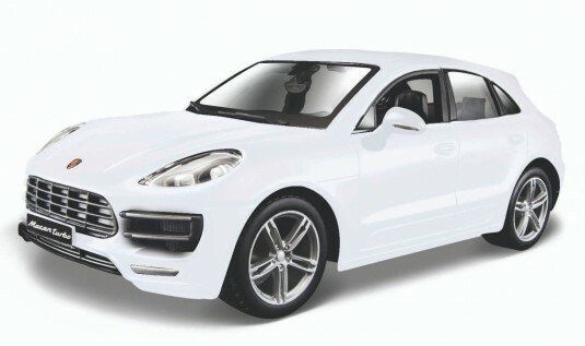 BBURAGO - 1:24 Plusz Porsche Macan White