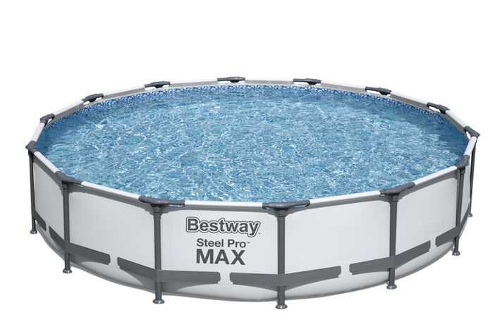 BESTWAY - Steel Pro MAX felfújható kerek medence, kartuszos szűrés, átmérő 4,27m, magasság 84cm