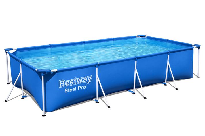 BESTWAY - Föld feletti Steel Pro medence, 4,00 m x 2,11 m x 81 cm