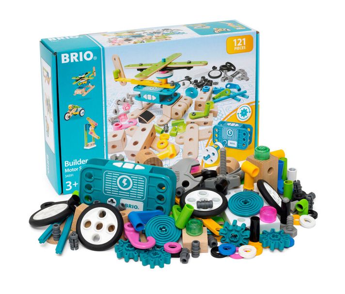 BRIO - Builder - építőkészlet motorral készlet