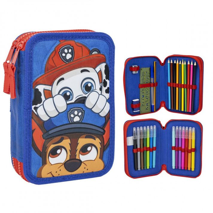 CERDÁ - Kétszintes tolltartó Paw Patrol töltettel, 2700001136