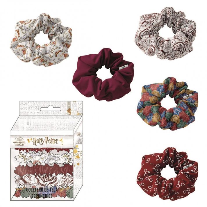 CERDÁ - Scrunchies hajpántok 5db HARRY POTTER, 2500001919