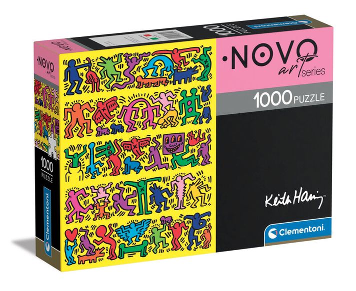 CLEMENTONI - Puzzle 1000 alkatrészek – Art NOVO - Keith Haring