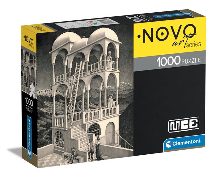 CLEMENTONI - Puzzle 1000 alkatrészek - Art NOVO - M. C. Escher-Belvedere