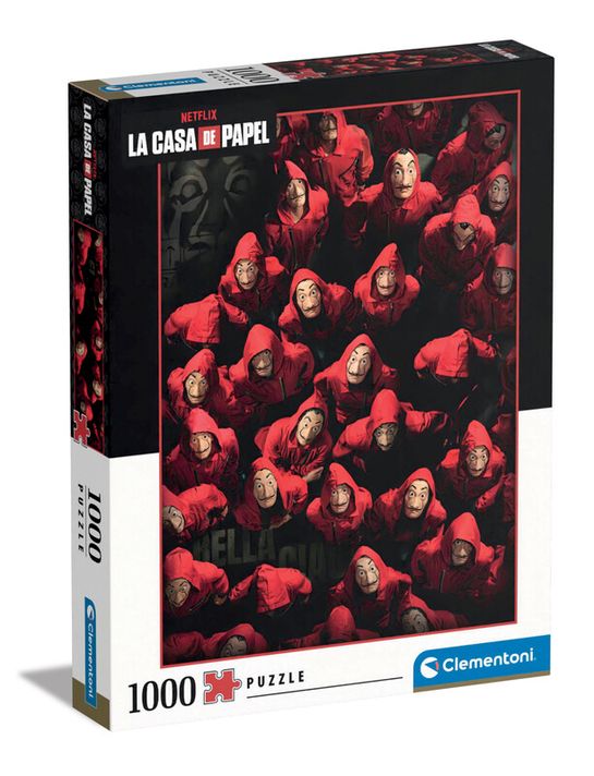 CLEMENTONI - Puzzle 1000 alkatrészek - La Casa de Papel