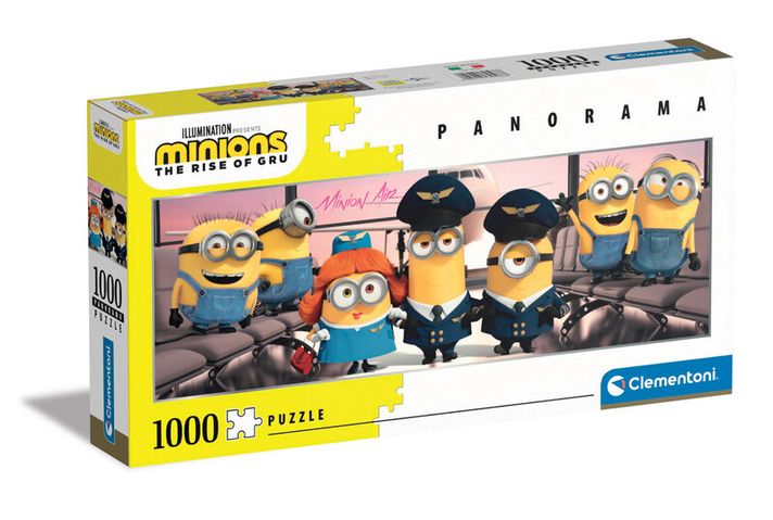 CLEMENTONI - Puzzle 1000 alkatrészek panorama – Minions