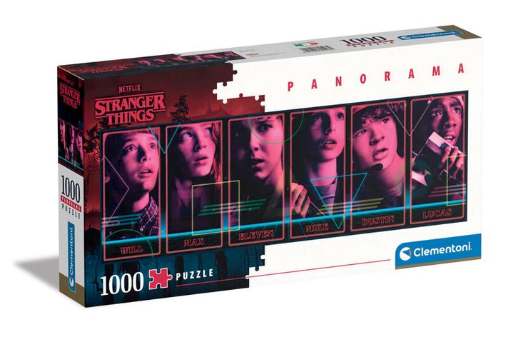 CLEMENTONI - Puzzle 1000 darab panorama - Stranger Things