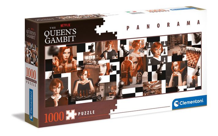 CLEMENTONI - Puzzle 1000 alkatrészek panorama - The Queen's Gambit