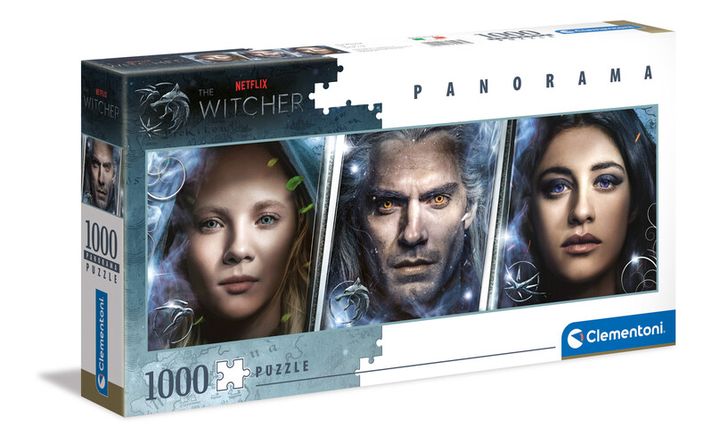 CLEMENTONI - Puzzle 1000 alkatrészek Panorama - The Witcher