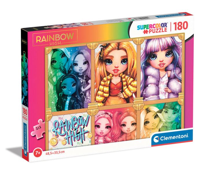 CLEMENTONI - Puzzle 180 alkatrészek – Rainbow High 3