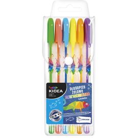 DERFORM - KIDEA gél tollak 6 szín fluo