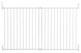 DREAMBABY - Broadway 2 paneles biztonsági korlát extra széles 76-134,5 cm fehér