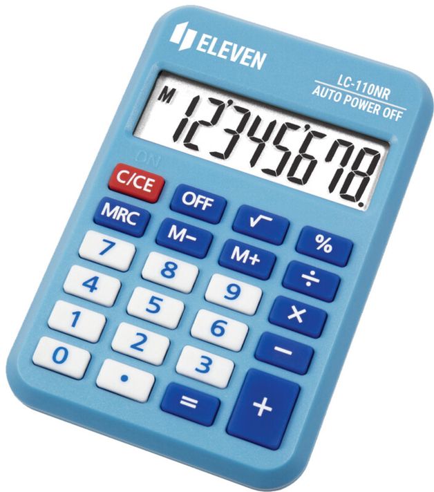 ELEVEN  - LC 110NR-BL blue számológép