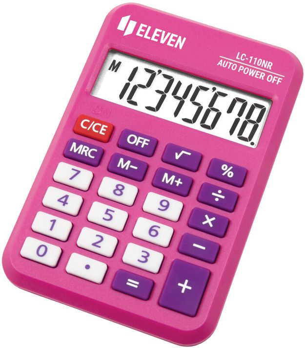 ELEVEN  - LC 110NR-pink számológép
