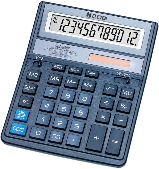 ELEVEN  - SDC 888XBL blue számológép