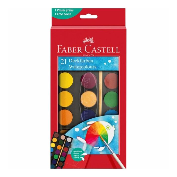 FABER CASTELL - Vízfestékek 21 szín