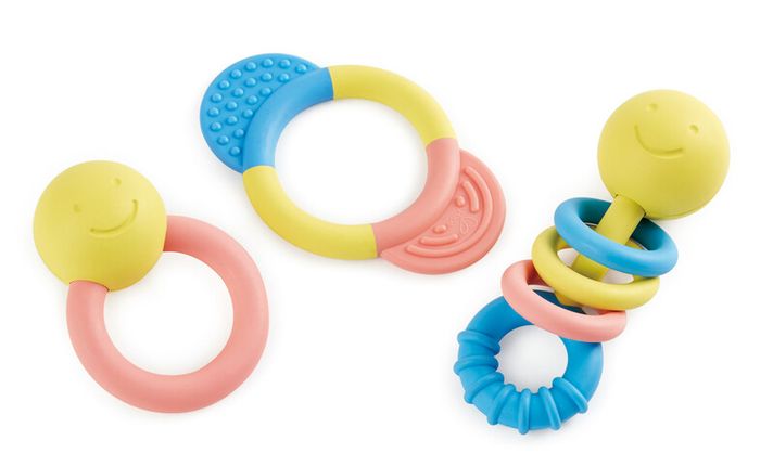 HAPE - ECO BABY - Csörgő és rágóka készlet