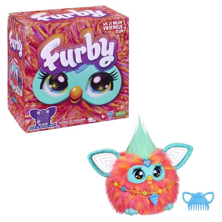 HASBRO - Furby korall színben