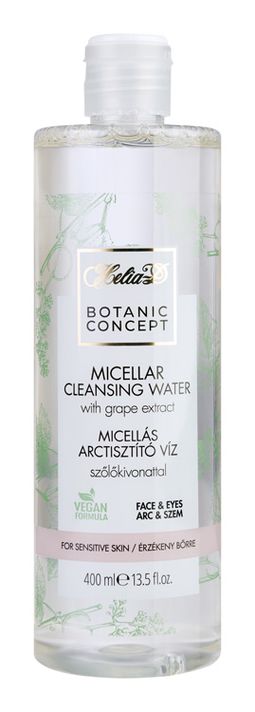 HELIA-D - Botanic Concept Micellás Arctisztító Víz Szőlőkivonattal 400 ml