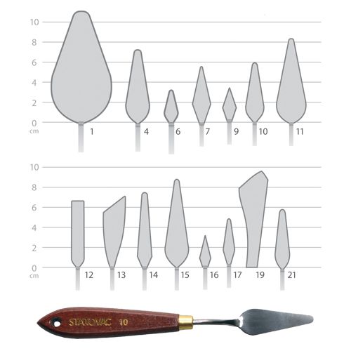 JUNIOR - Festő spatula sz. 7