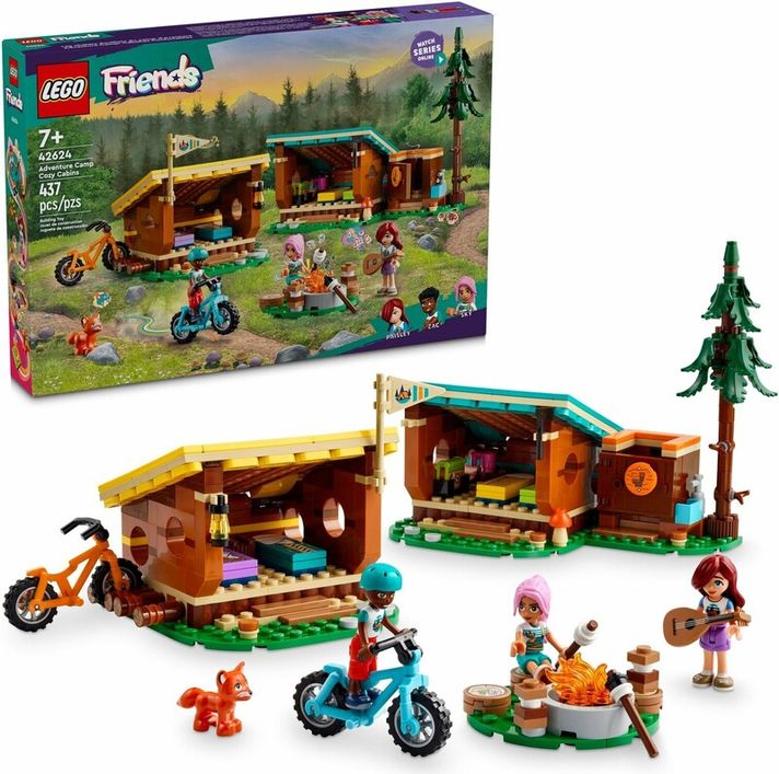 LEGO - Friends 42624 Kényelmes kis kunyhók a kalandtáborban