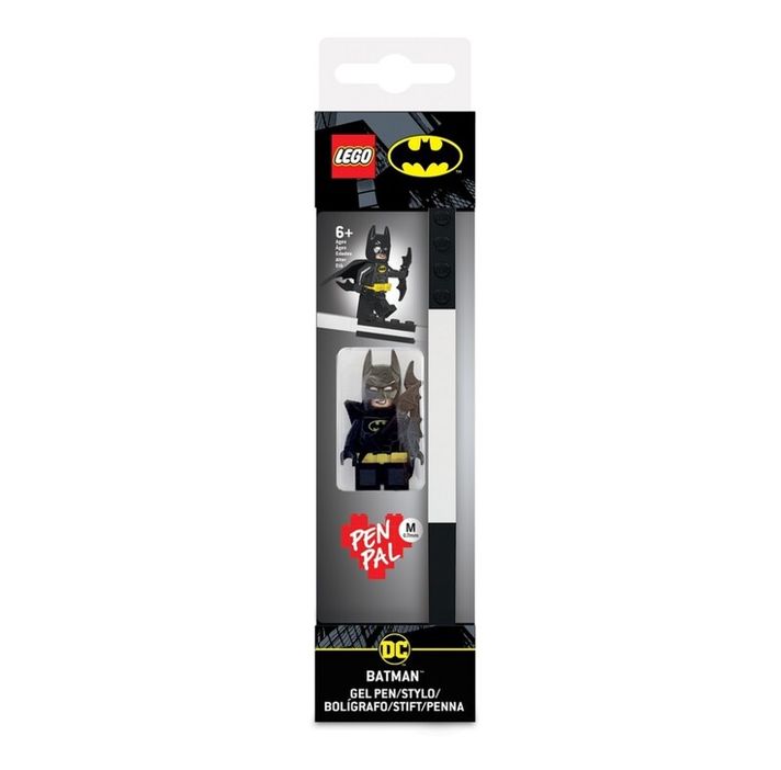 LEGO STATIONERY - DC Super Heroes Batman Gél toll minifigurával, fekete