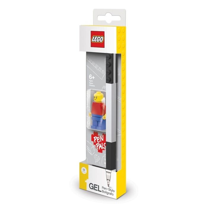 LEGO STATIONERY - Gél toll minifigurával, fekete - 1 db