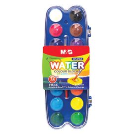 M&G – Vízszínek 12+2 szín (30 mm) + paletta és ecset