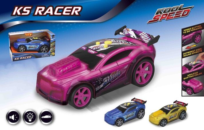 MAC TOYS - KS racer akkumulátoros autó hanggal, Mix Products