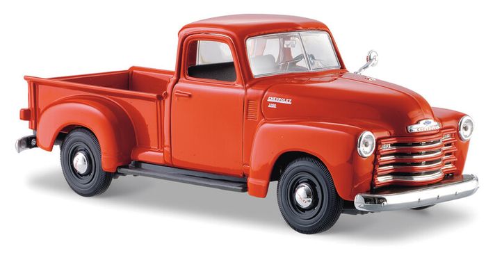 MAISTO - 1950 Chevrolet 3100 Pickup, narancs, 1:25