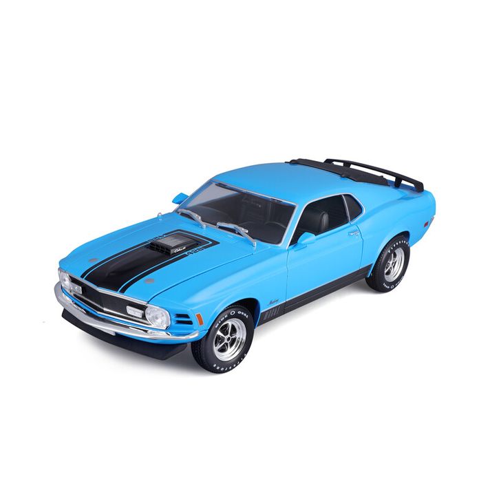 MAISTO - 1970 Ford Mustang Mach 1, kék, 1:18