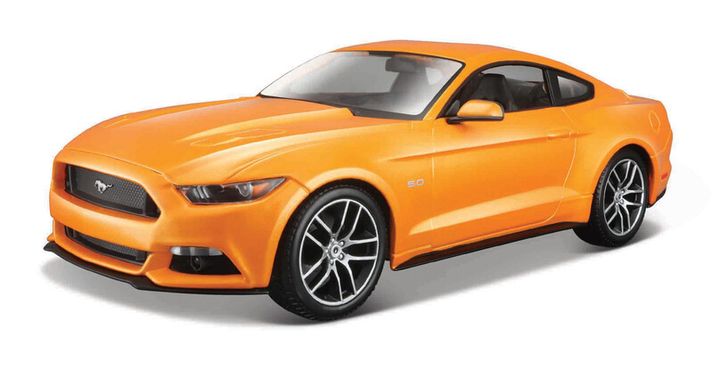 MAISTO - 2015 Ford Mustang GT, metal narancs, 1:18