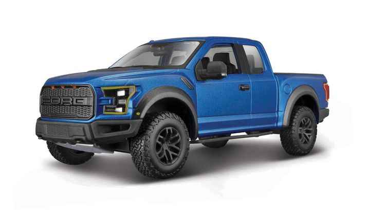 MAISTO -  2017 Ford F-150 Raptor, kék, 1:24