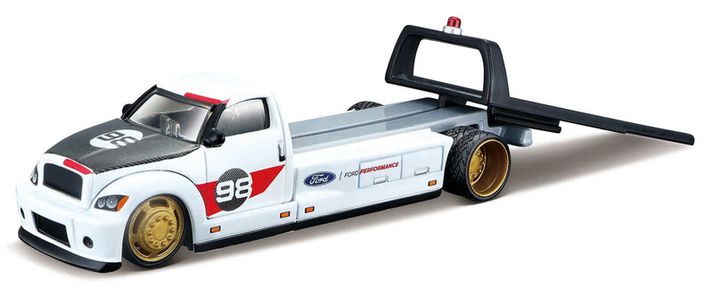 MAISTO - Platós - 2021 Ford GT Heritage Edition, fehér, 1:64