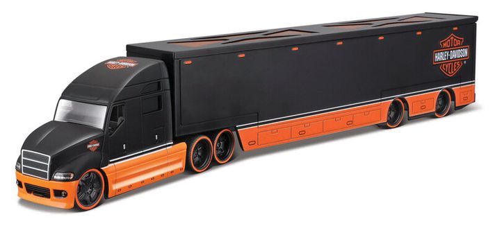 MAISTO - Harley-Davidson Haulers, fekete, 1:64