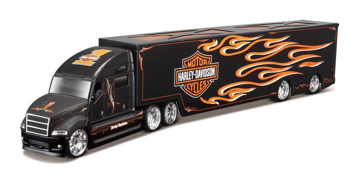 MAISTO - Harley-Davidson Haulers, lángokat, 1:64