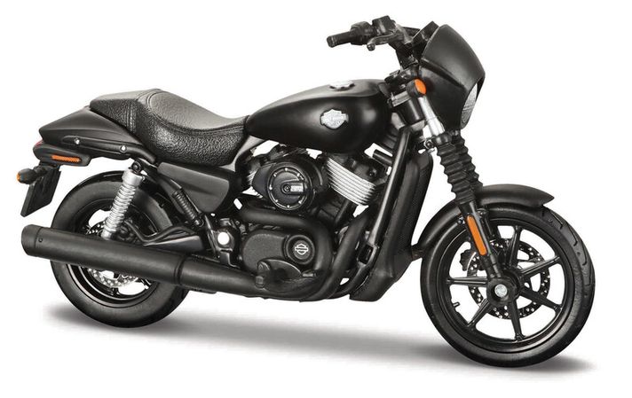 MAISTO - HD - 2015 Harley-Davidson Street® 750, matt fekete, 1:18