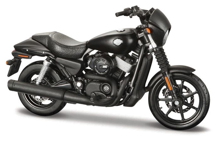 MAISTO - HD – Motorkerékpár - 2015 Harley-Davidson Street 750, buborékcsomagolás, 1:18