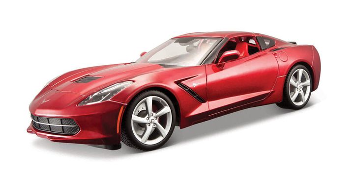 MAISTO - Maitso - 2014 Corvette Stingray, metal piros, 1:18