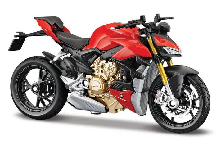 MAISTO – Motorkerékpár, Ducati Super Naked V4 S, 1:18