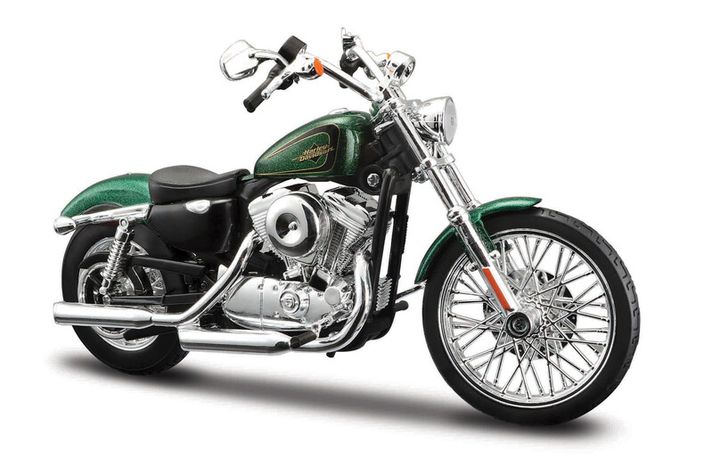 MAISTO – Motorkerékpár - HARLEY DAVIDSON, 2013 XL 1200V Seventy-two, 1:12