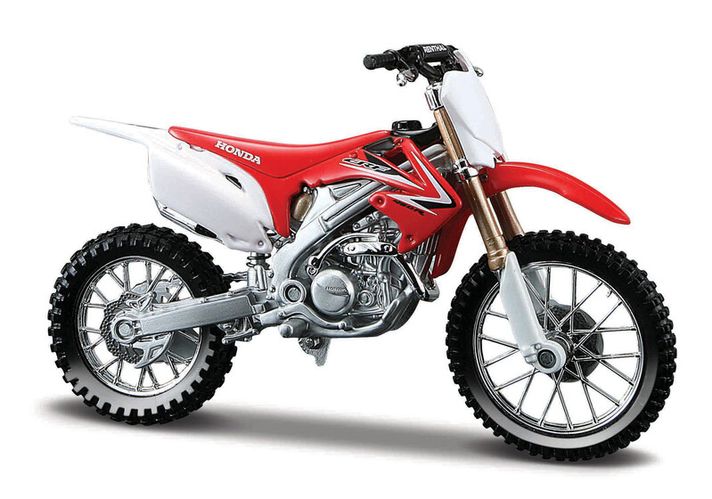 MAISTO – Motorkerékpár, Honda CRF450R, 1:18