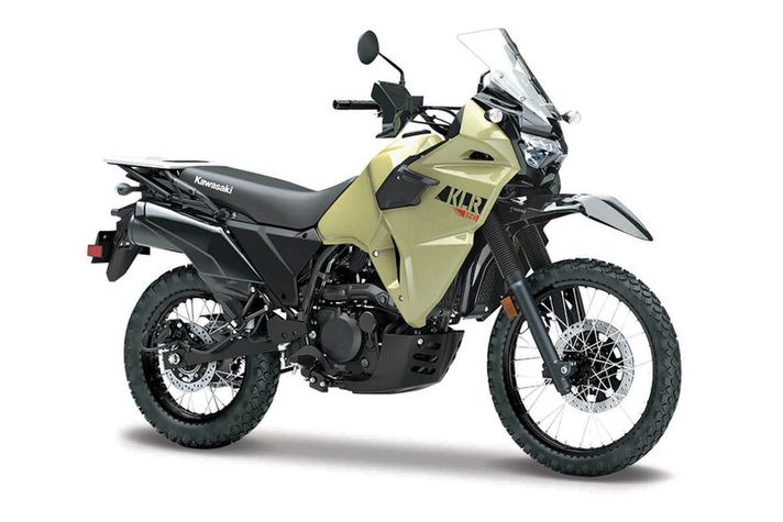 MAISTO - Motorkerékpár, Kawasaki KLR® 650, Khaki fekete, 1:18