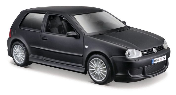 MAISTO - Volkswagen Golf R32, matt fekete, 1:24