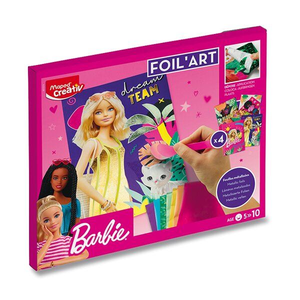 MAPED – Kreatív készlet Foil´Art Barbie