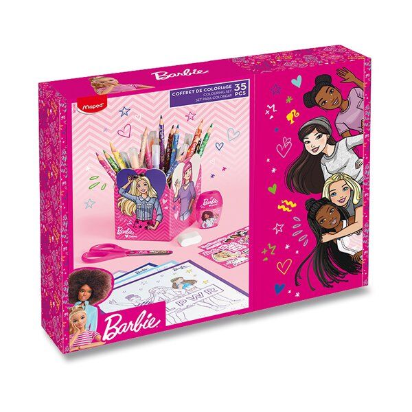 MAPED - Barbie több termékből álló készlet, 35 db